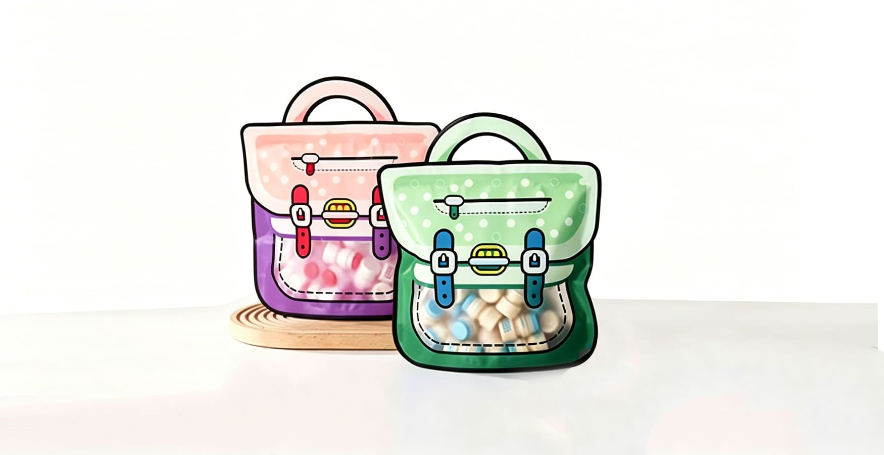 Die-cut handle bags