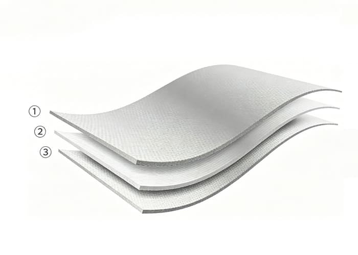 3-Layer Packaging Structure Diagram