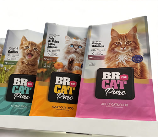 Vibrant Printed Stand up Pouches for Pet Food
