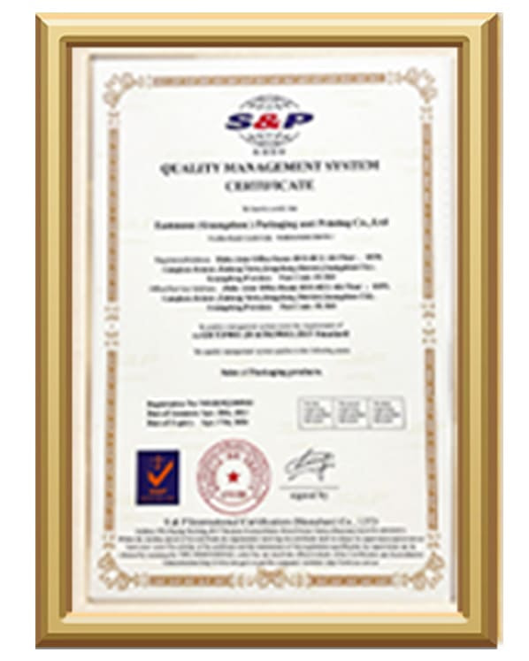 ISO 9001:2015 Certificate