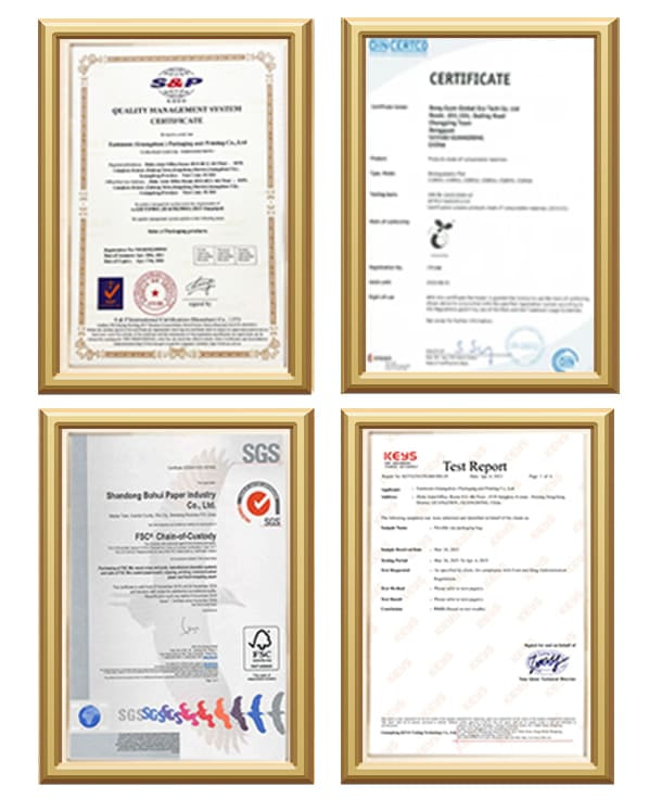 ScintrixPackaging Quality Certifications