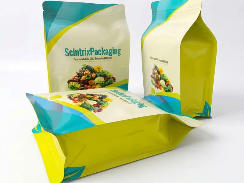 Custom Flat Bottom Coffee Pouches