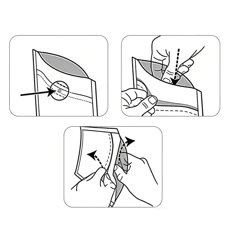 Warning print area and safety icons