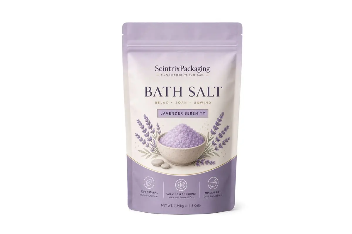 Bath Salt and Beauty Powder Packaging