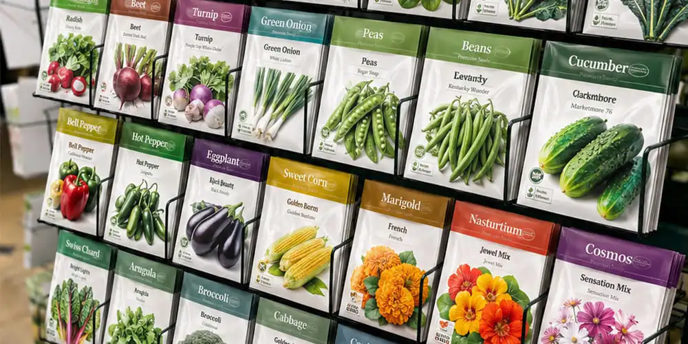 Garden Seed Packaging Kits
