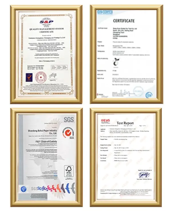 ScintrixPackaging Quality Certifications
