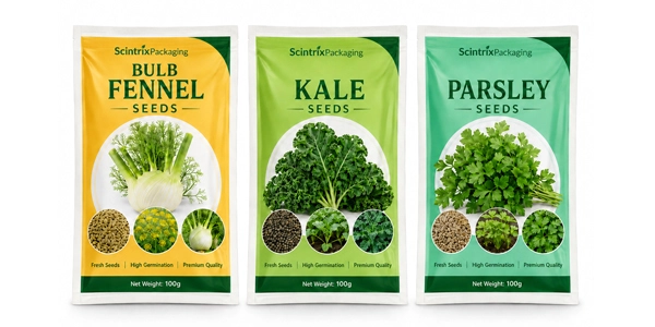 Multi-SKU seed packaging assortment