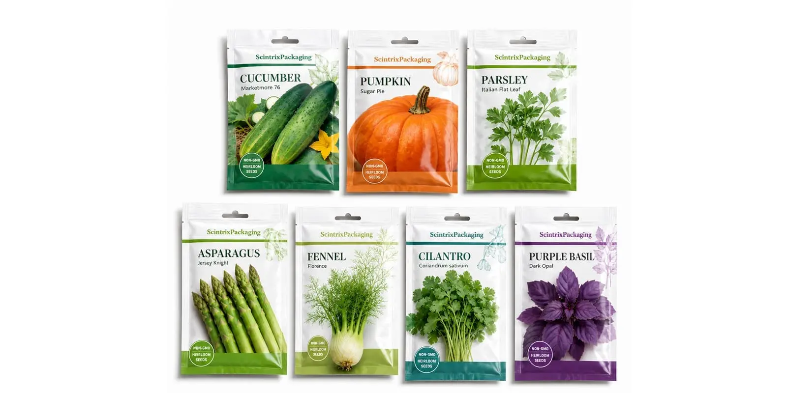 Vegetable Seed Packaging