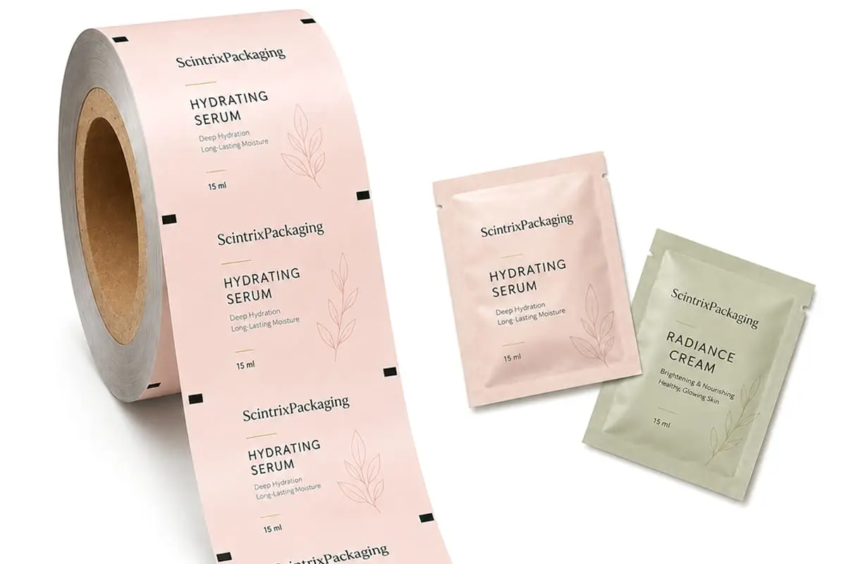 Cream and Serum Sample Sachets