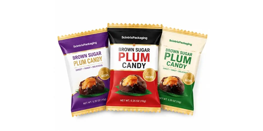 Sour candy packaging with acid powder protection