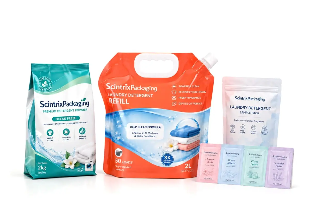 Private label detergent packaging options