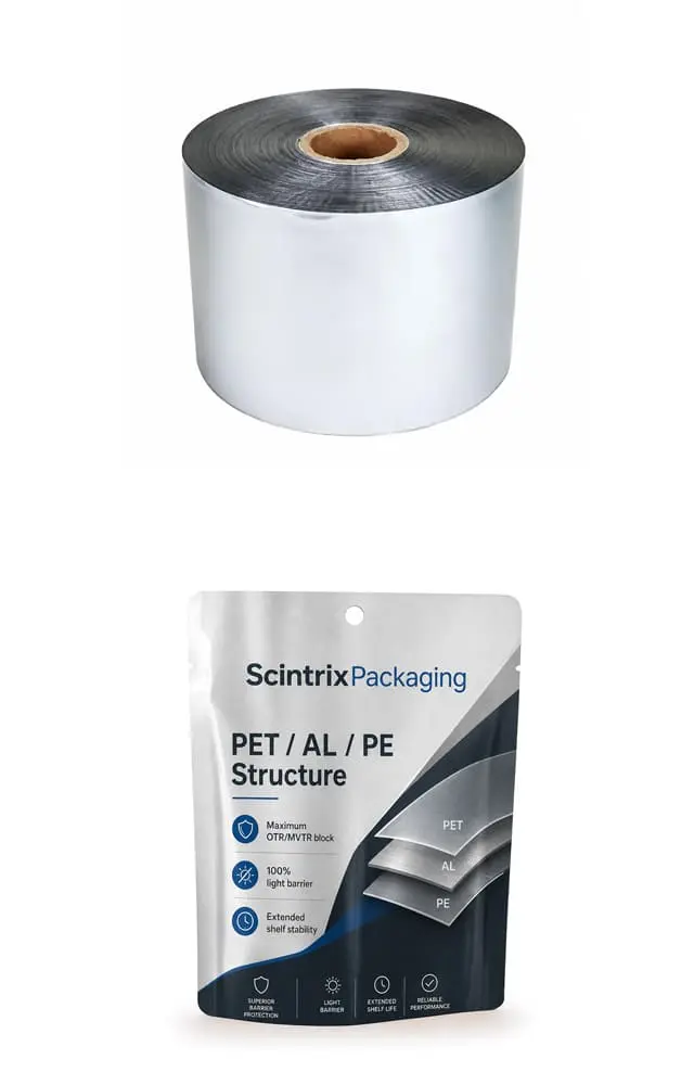PET / AL / PE Structure
