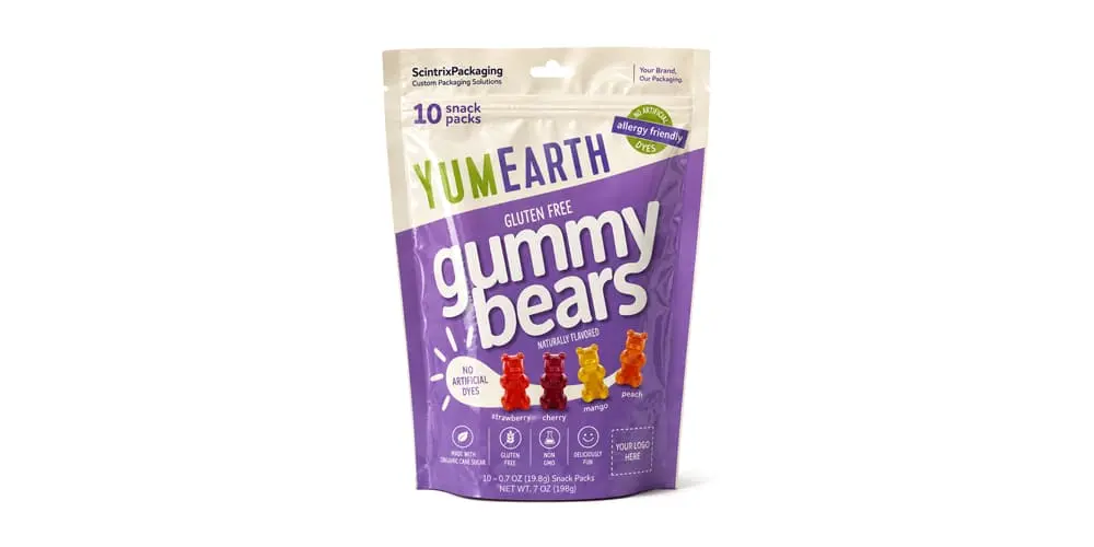 Private label custom candy packaging