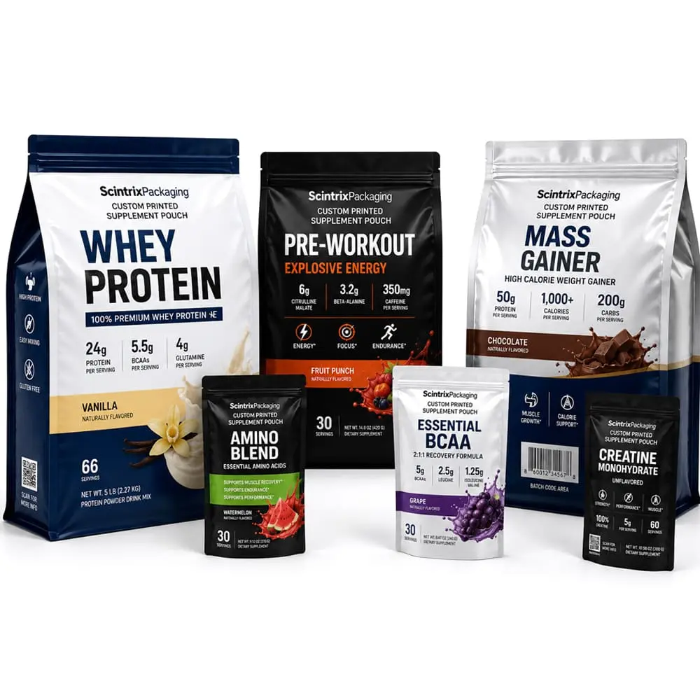 Sports supplement packaging