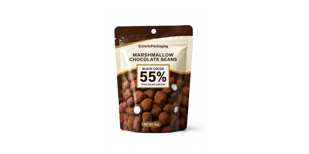 Chocolate candy packaging bags