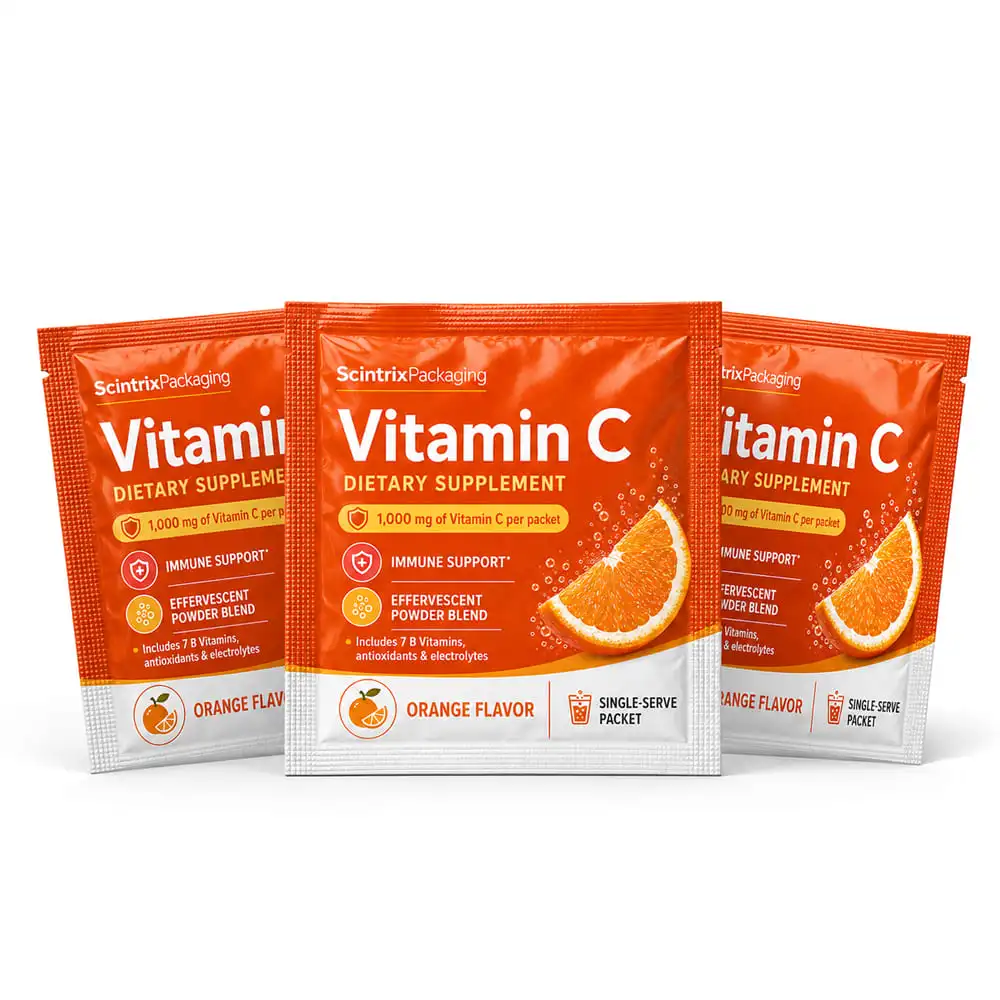 Vitamin powder packaging pouch