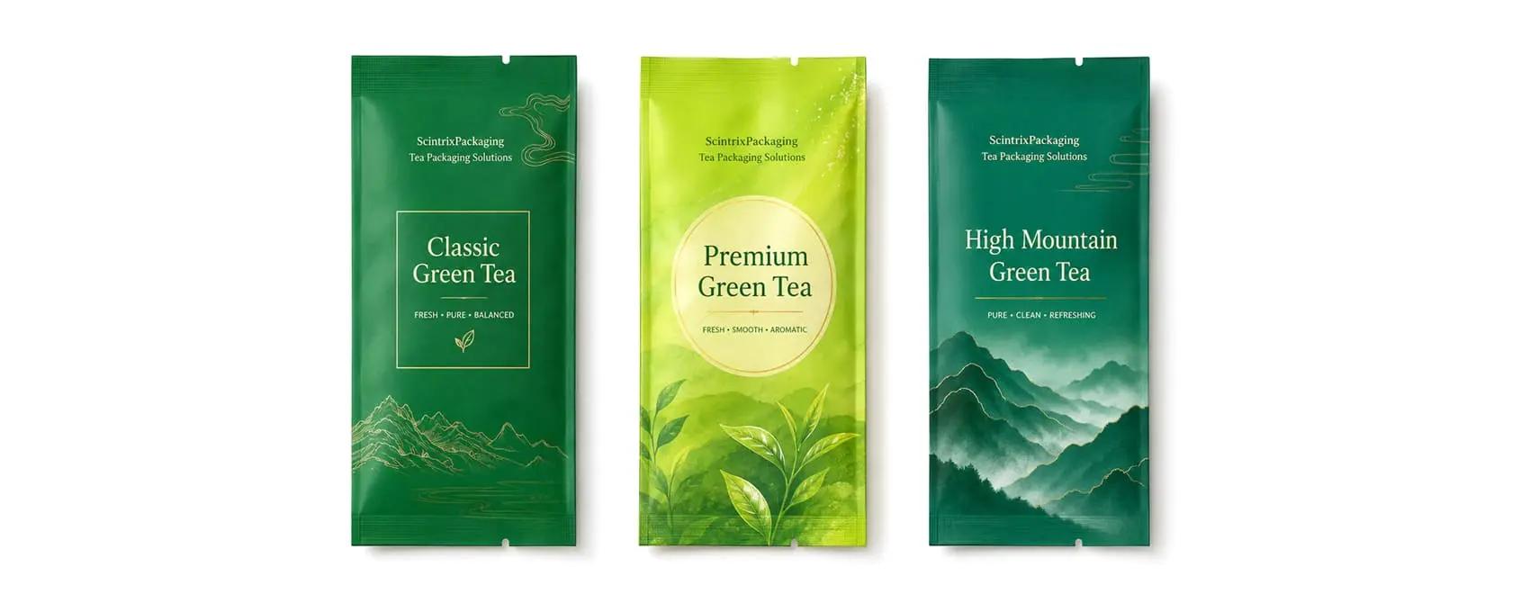 Tea packaging material structure cross section