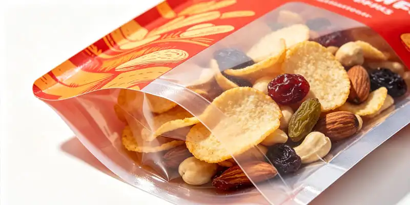 Transparent Window Effect on Flexible Pouch