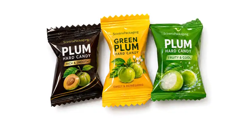 Multi-flavor candy packaging variations