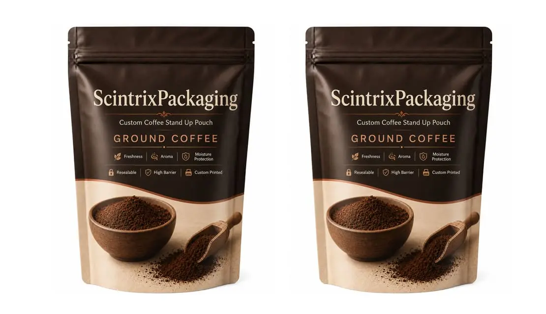 Ground Coffee Stand Up Pouches