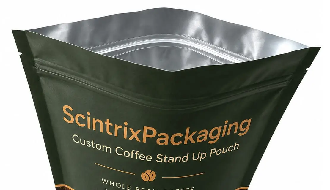 Resealable Coffee Stand Up Pouches